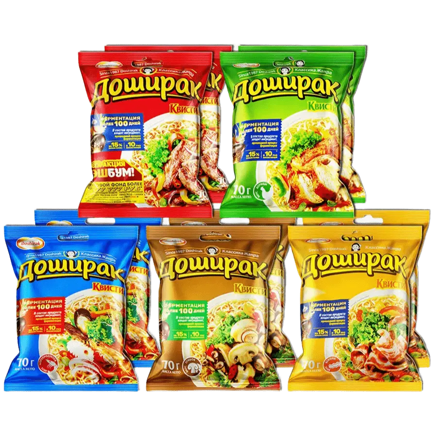 Лапша "Доширак" ассорти вкусов 70г