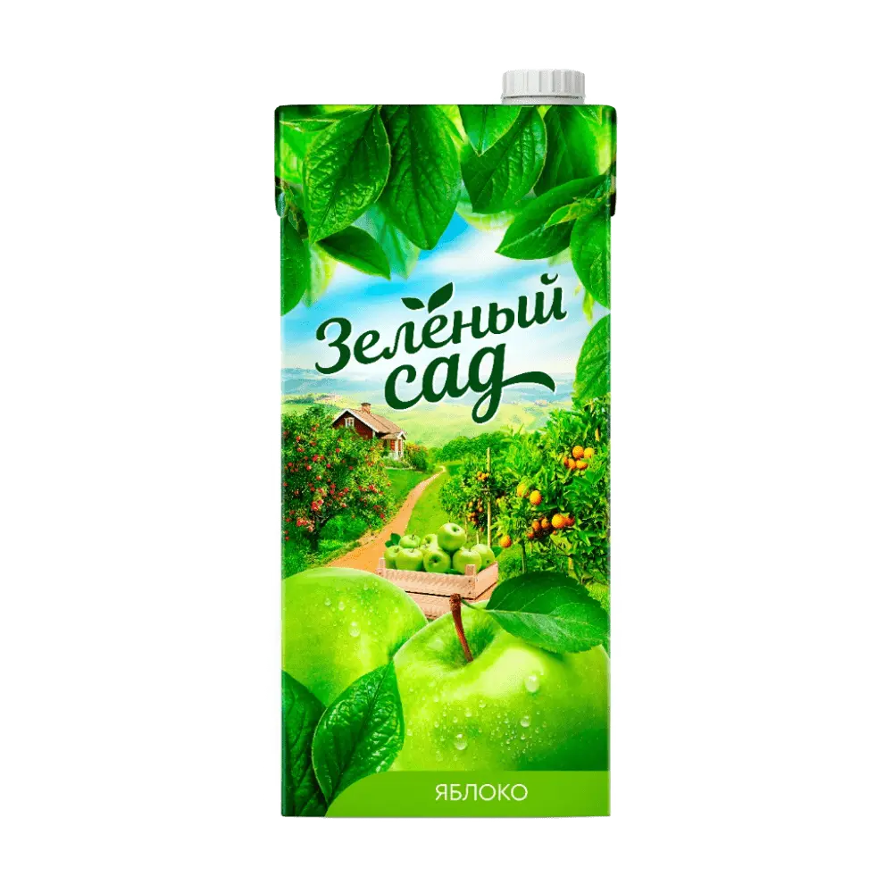 Сок "Зеленый сад" яблоко 2л