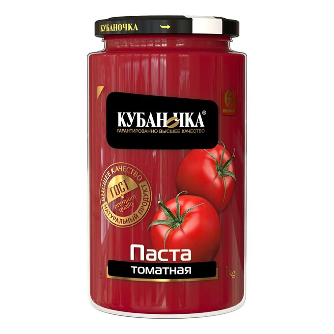 Томатная паста "КУБАНОЧКА" 800 Г