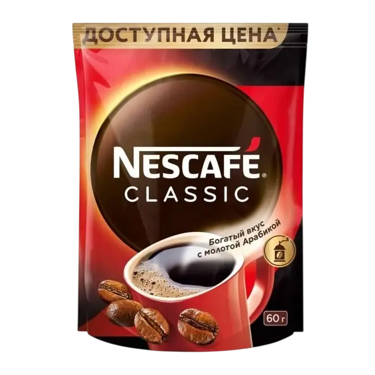 Кофе "НЕСКАФЕ" Классик 60гр м/у
